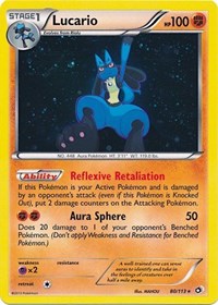 Lucario - 80/113 (Cosmos Holo) (080/113) [Miscellaneous Cards & Products]