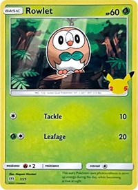 Rowlet - 7/25 (007/025) [McDonald's 25th Anniversary Promos]