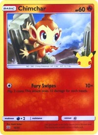 Chimchar - 12/25 (012/025) [McDonald's 25th Anniversary Promos]