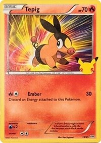 Tepig - 13/25 (013/025) [McDonald's 25th Anniversary Promos]