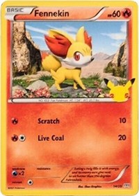 Fennekin - 14/25 (014/025) [McDonald's 25th Anniversary Promos]