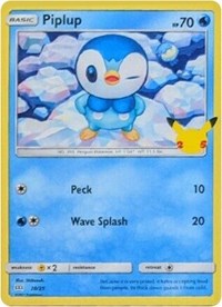 Piplup - 20/25 (020/025) [McDonald's 25th Anniversary Promos]