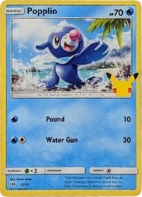 Popplio - 23/25 (023/025) [McDonald's 25th Anniversary Promos]