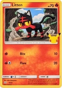 Litten - 15/25 (015/025) [McDonald's 25th Anniversary Promos]