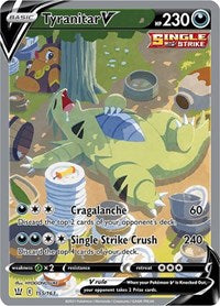 Tyranitar V (Alternate Full Art) (155/163) [SWSH05: Battle Styles]