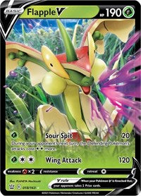Flapple V (018/163) [SWSH05: Battle Styles]
