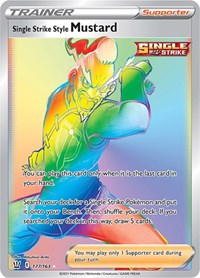 Single Strike Style Mustard (Secret) (177/163) [SWSH05: Battle Styles]