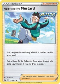 Rapid Strike Style Mustard (132/163) [SWSH05: Battle Styles]