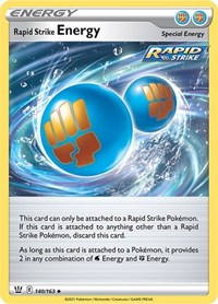 Rapid Strike Energy (140/163) [SWSH05: Battle Styles]