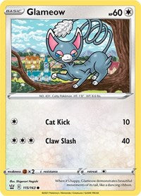 Glameow (115/163) [SWSH05: Battle Styles]