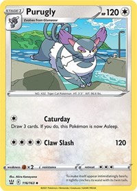 Purugly (116/163) [SWSH05: Battle Styles]