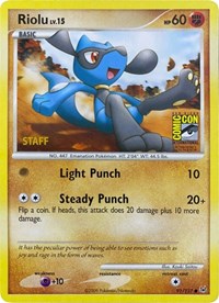 Riolu - 91/127 (SDCC 2009) [Staff] (091/127) [Miscellaneous Cards & Products]