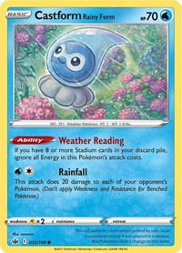 Castform Rainy Form [SWSH06: Chilling Reign]