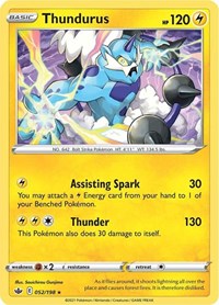 Thundurus (052/198) [SWSH06: Chilling Reign]