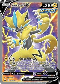 Zeraora V (Full Art) (165/198) [SWSH06: Chilling Reign]