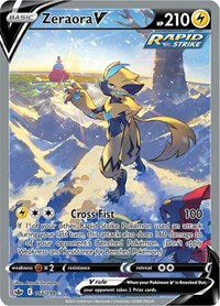 Zeraora V (Alternate Full Art) [SWSH06: Chilling Reign]