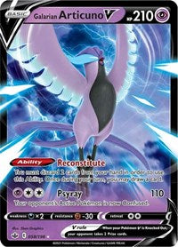 Galarian Articuno V (058/198) [SWSH06: Chilling Reign]