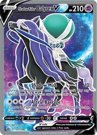 Shadow Rider Calyrex V (Full Art) (171/198) [SWSH06: Chilling Reign]