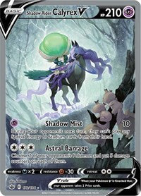 Shadow Rider Calyrex V (Alternate Full Art) [SWSH06: Chilling Reign]