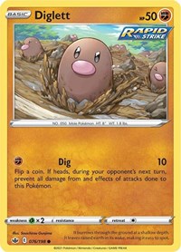 Diglett [SWSH06: Chilling Reign]