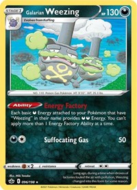 Galarian Weezing (096/198) [SWSH06: Chilling Reign]