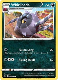 Whirlipede (106/198) [SWSH06: Chilling Reign]