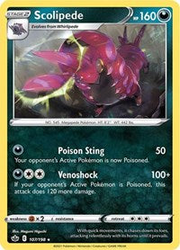 Scolipede (107/198) [SWSH06: Chilling Reign]