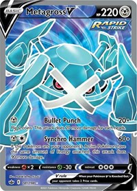 Metagross V (Full Art) (181/198) [SWSH06: Chilling Reign]
