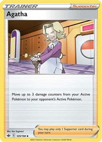 Agatha (129/198) [SWSH06: Chilling Reign]