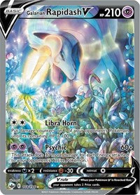Galarian Rapidash V (Alternate Full Art) (168/198) [SWSH06: Chilling Reign]