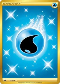 Water Energy (Secret) (231/198) [SWSH06: Chilling Reign]