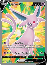 Espeon V (Full Art) (179/203) [SWSH07: Evolving Skies]
