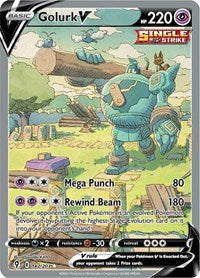 Golurk V (Alternate Full Art) (182/203) [SWSH07: Evolving Skies]
