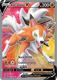 Lycanroc V (Full Art) (187/203) [SWSH07: Evolving Skies]