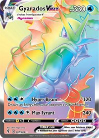 Gyarados VMAX (Secret) (207/203) [SWSH07: Evolving Skies]