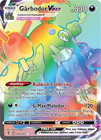 Garbodor VMAX (Secret) (216/203) [SWSH07: Evolving Skies]