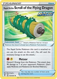 Rapid Strike Scroll of the Flying Dragon (153/203) [SWSH07: Evolving Skies]