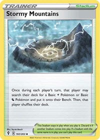 Stormy Mountains (161/203) [SWSH07: Evolving Skies]