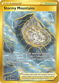 Stormy Mountains (Secret) (232/203) [SWSH07: Evolving Skies]