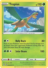 Tropius (006/203) [SWSH07: Evolving Skies]