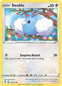 Swablu (132/203) [SWSH07: Evolving Skies]
