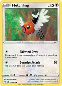 Fletchling (138/203) [SWSH07: Evolving Skies]