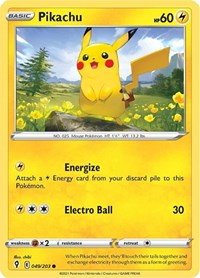 Pikachu (049/203) [SWSH07: Evolving Skies]
