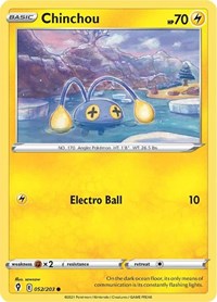 Chinchou (052/203) [SWSH07: Evolving Skies]