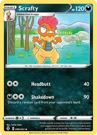 Scrafty (099/203) [SWSH07: Evolving Skies]