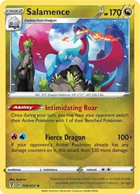Salamence (109/203) [SWSH07: Evolving Skies]