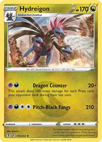 Hydreigon (115/203) [SWSH07: Evolving Skies]