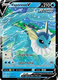 Vaporeon V (SWSH150) [SWSH: Sword & Shield Promo Cards]