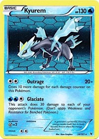 Kyurem - 34/101 (Cosmos Holo) (034/101) [Miscellaneous Cards & Products]