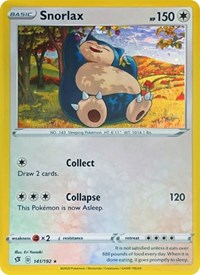 Snorlax - 141/192 (Cosmos Holo) (141/192) [Miscellaneous Cards & Products]